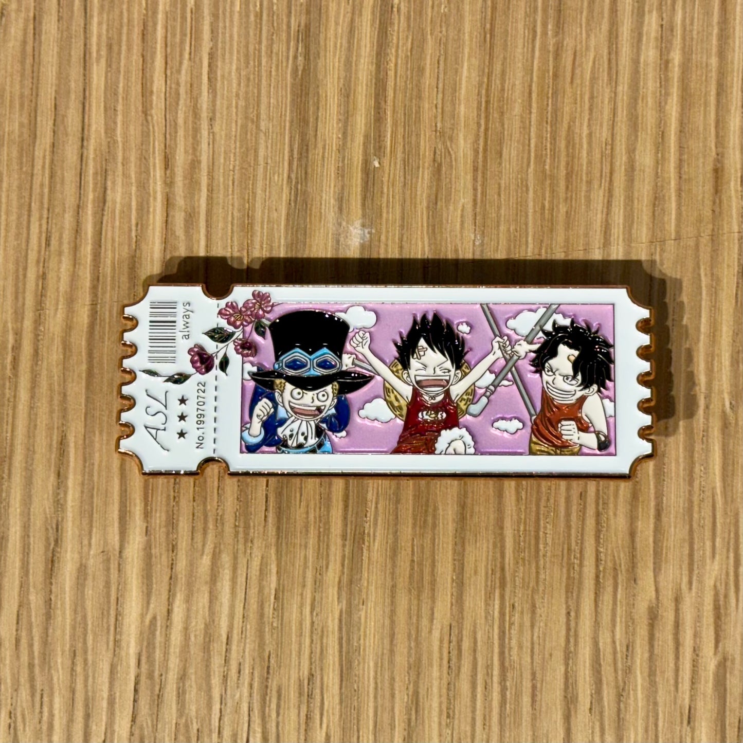Pirate Brothers Childhood -Inspired Character Enamel Pin