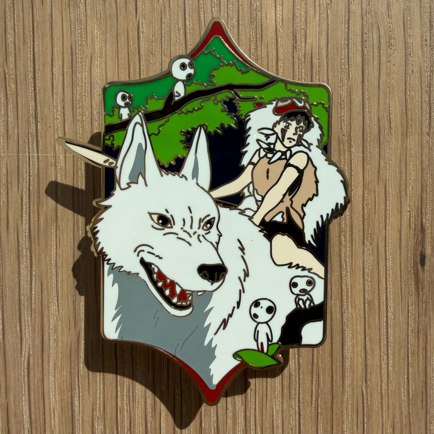 Forest Spirit Guardian -Inspired Character Enamel Pin