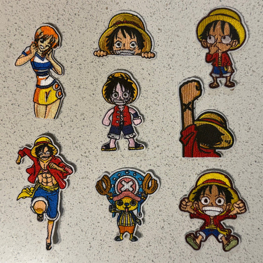 One Piece Embroidered Iron-On Patch