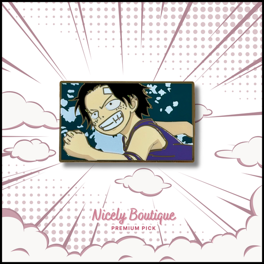 🕒  PRE-ORDERS Flame Fist Pirate -Inspired Character Enamel Pin