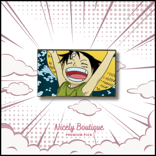 🕒  PRE-ORDERS Straw-Hat Captain -Inspired Character Enamel Pin