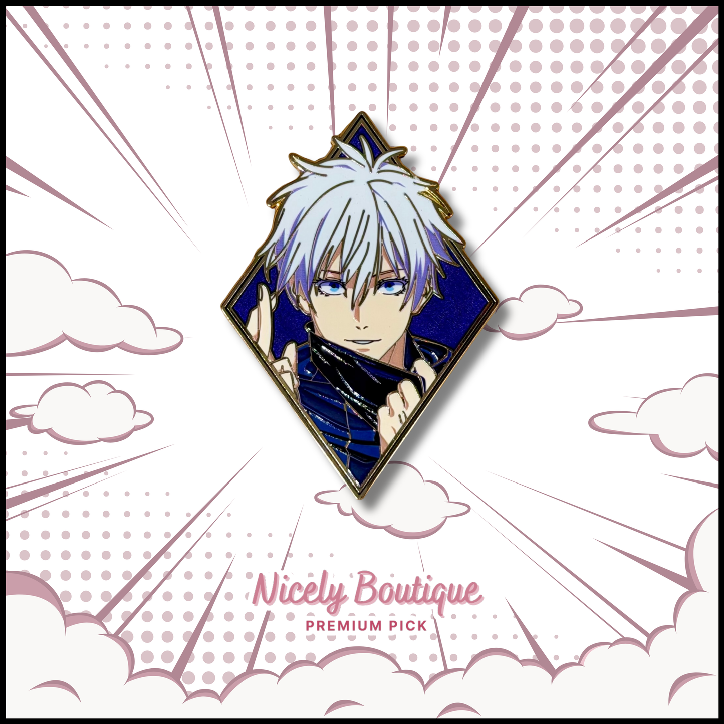 🕒  PRE-ORDERS Cursed Energy Sorcerers -Inspired Character Enamel Pin