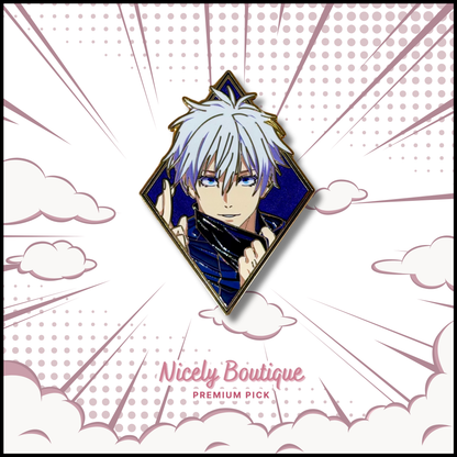 🕒  PRE-ORDERS Cursed Energy Sorcerers -Inspired Character Enamel Pin