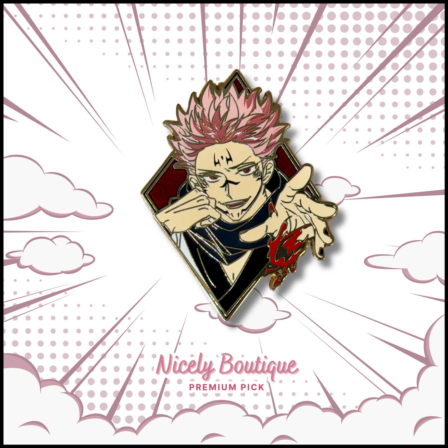 🕒  PRE-ORDERS Cursed Energy Sorcerers -Inspired Character Enamel Pin