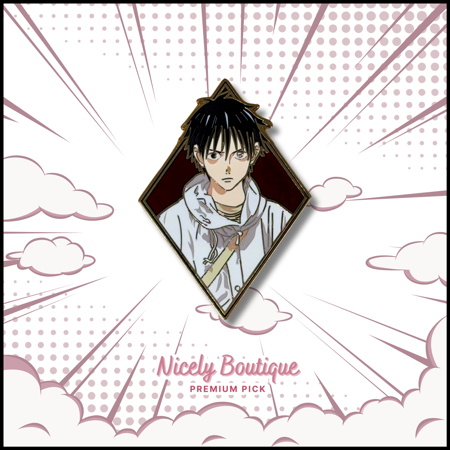 🕒  PRE-ORDERS Cursed Energy Sorcerers -Inspired Character Enamel Pin