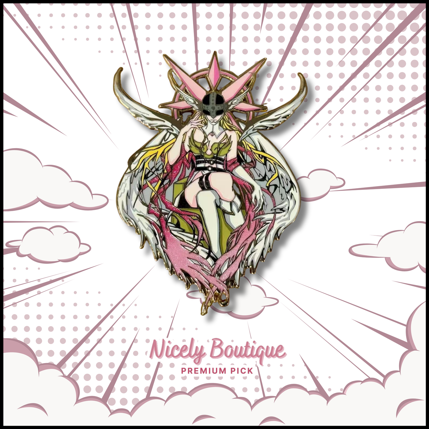 Celestial Guardian -Inspired Character Enamel Pin