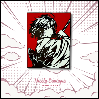 Ryougi Shiki -Inspired Character Enamel Pin