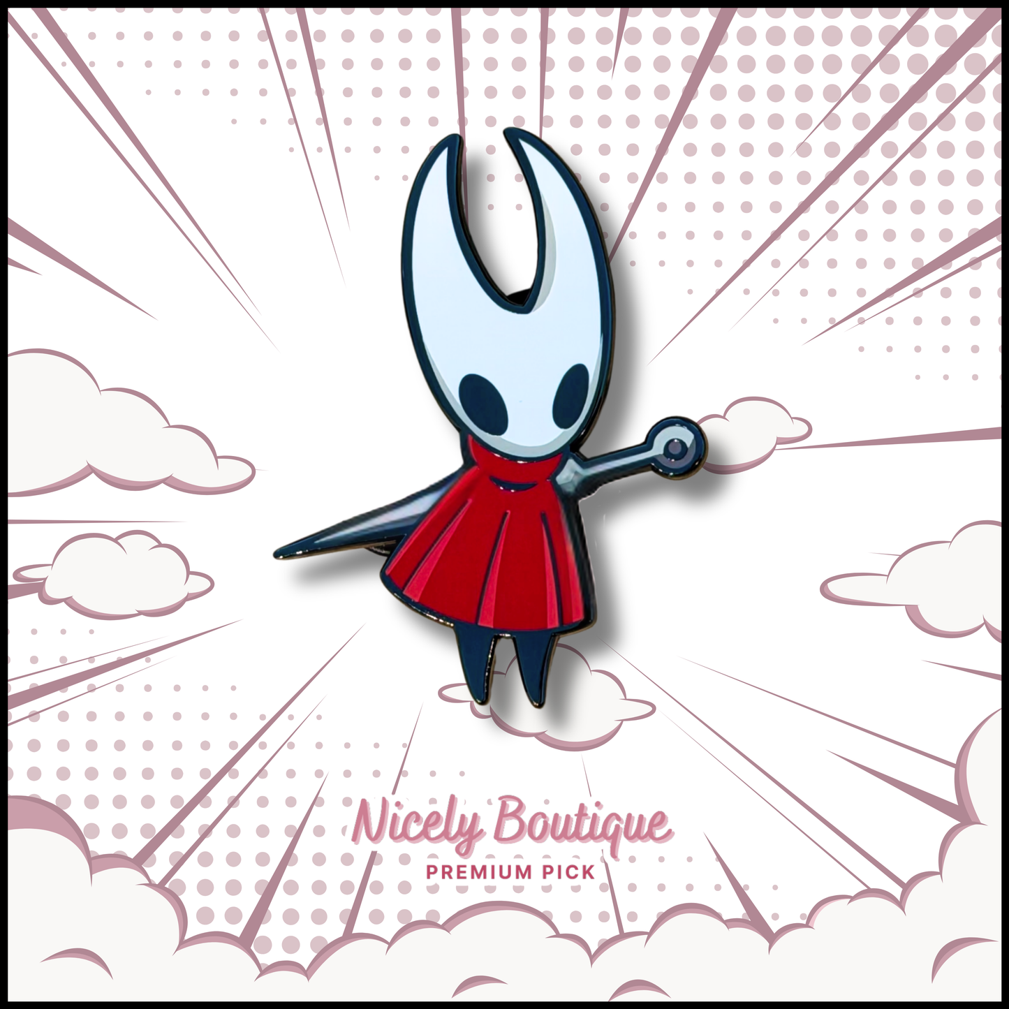 Silent Knight -Inspired Character Enamel Pin