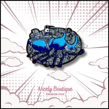 Silent Knight -Inspired Character Enamel Pin