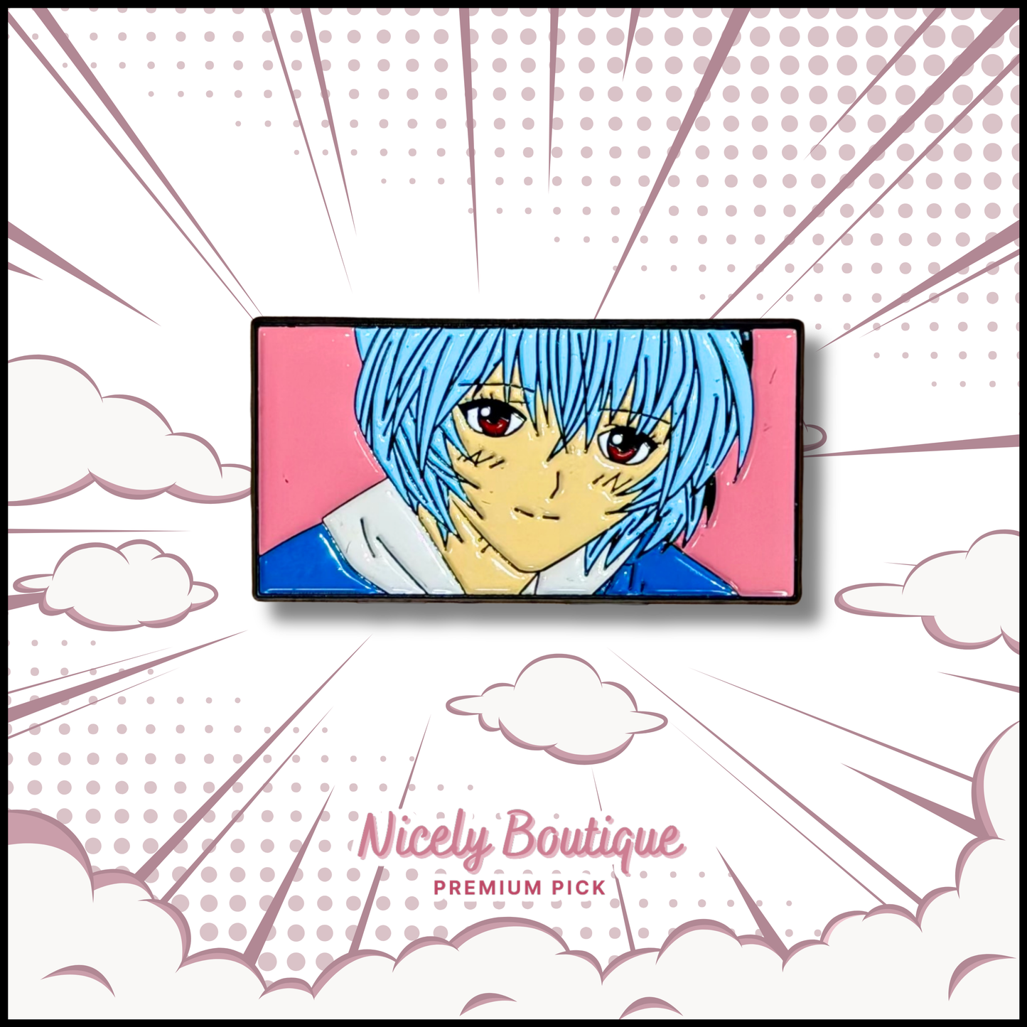 Mecha Pilot -Inspired Character Enamel Pin