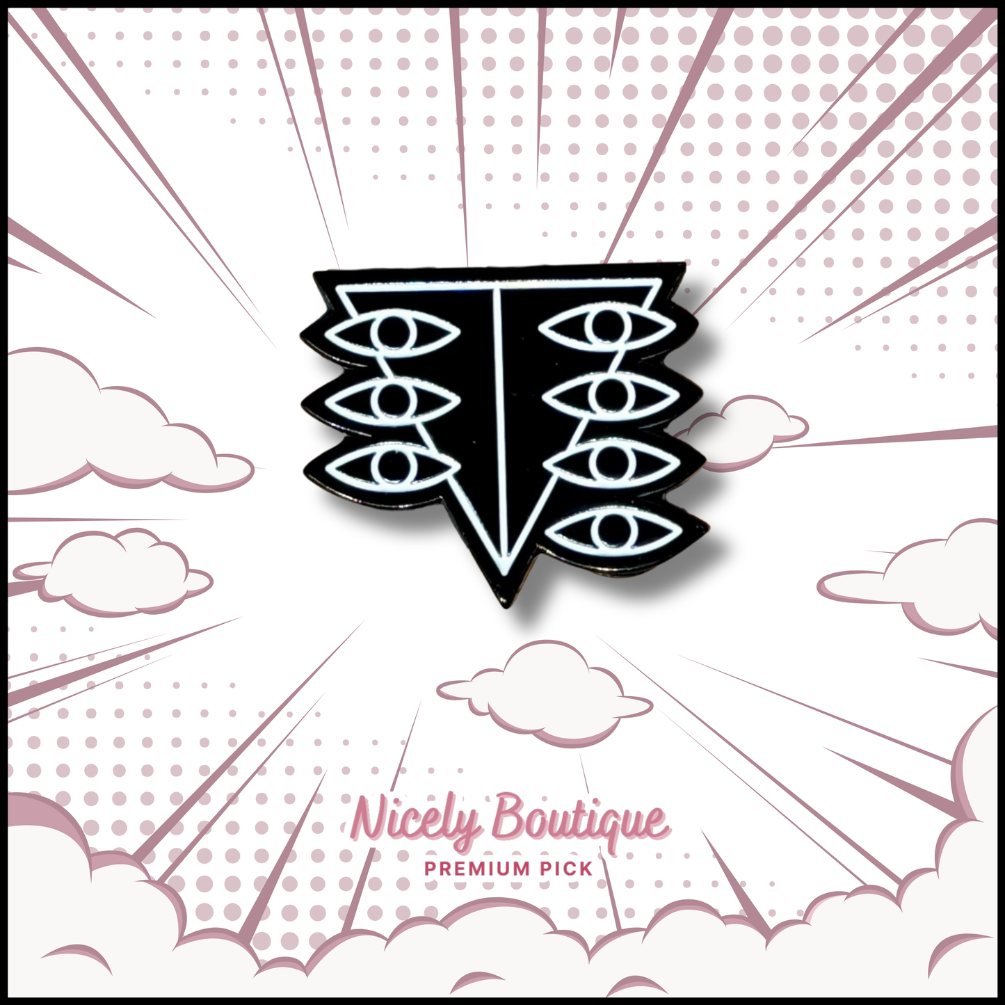 Mecha Pilot -Inspired Character Enamel Pin