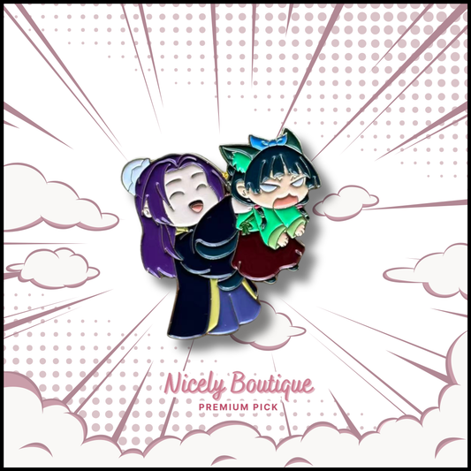 Elegant Anime Girl Enamel Pin, The Apothecary Diaries