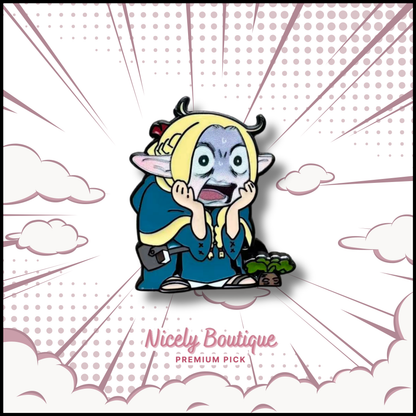 Elegant Anime Girl Enamel Pin, The Apothecary Diaries