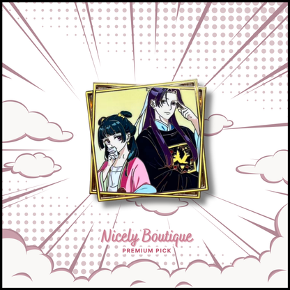 Elegant Anime Girl Enamel Pin, The Apothecary Diaries