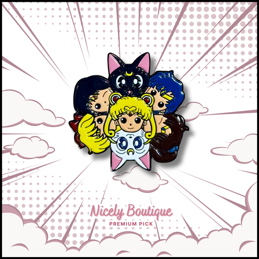 🕒  PRE-ORDERS Sailor Moon -Inspired Character Enamel Pin
