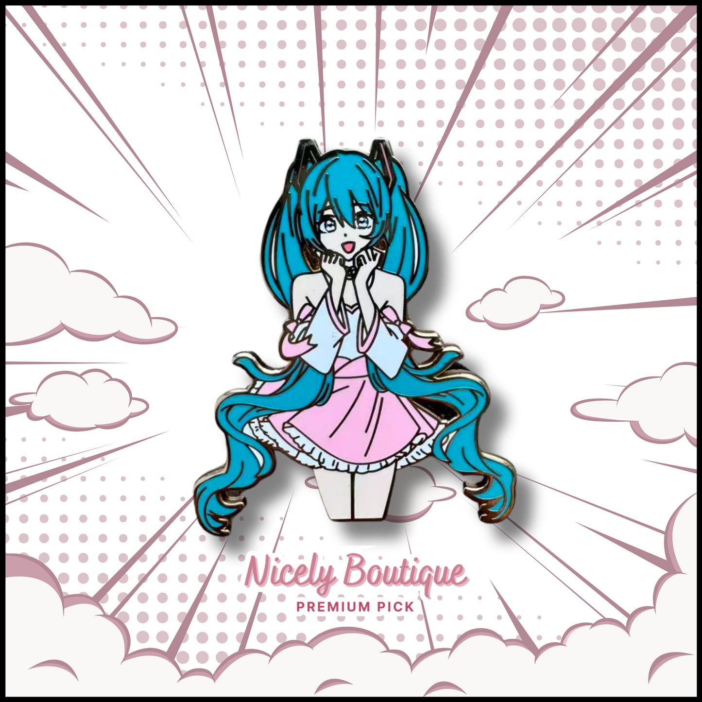 🕒  PRE-ORDERS Cyber Idol -Inspired Character Enamel Pin