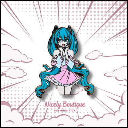 🕒  PRE-ORDERS Cyber Idol -Inspired Character Enamel Pin