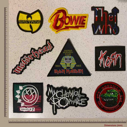 Music & Pop Culture Embroidered Iron-On Patch