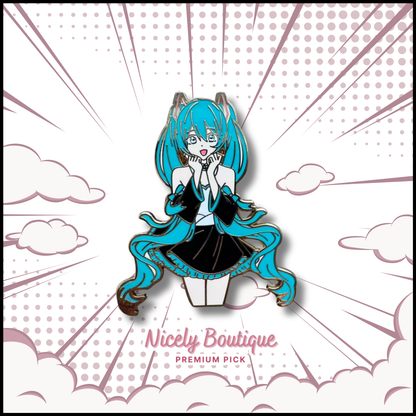 🕒  PRE-ORDERS Cyber Idol -Inspired Character Enamel Pin