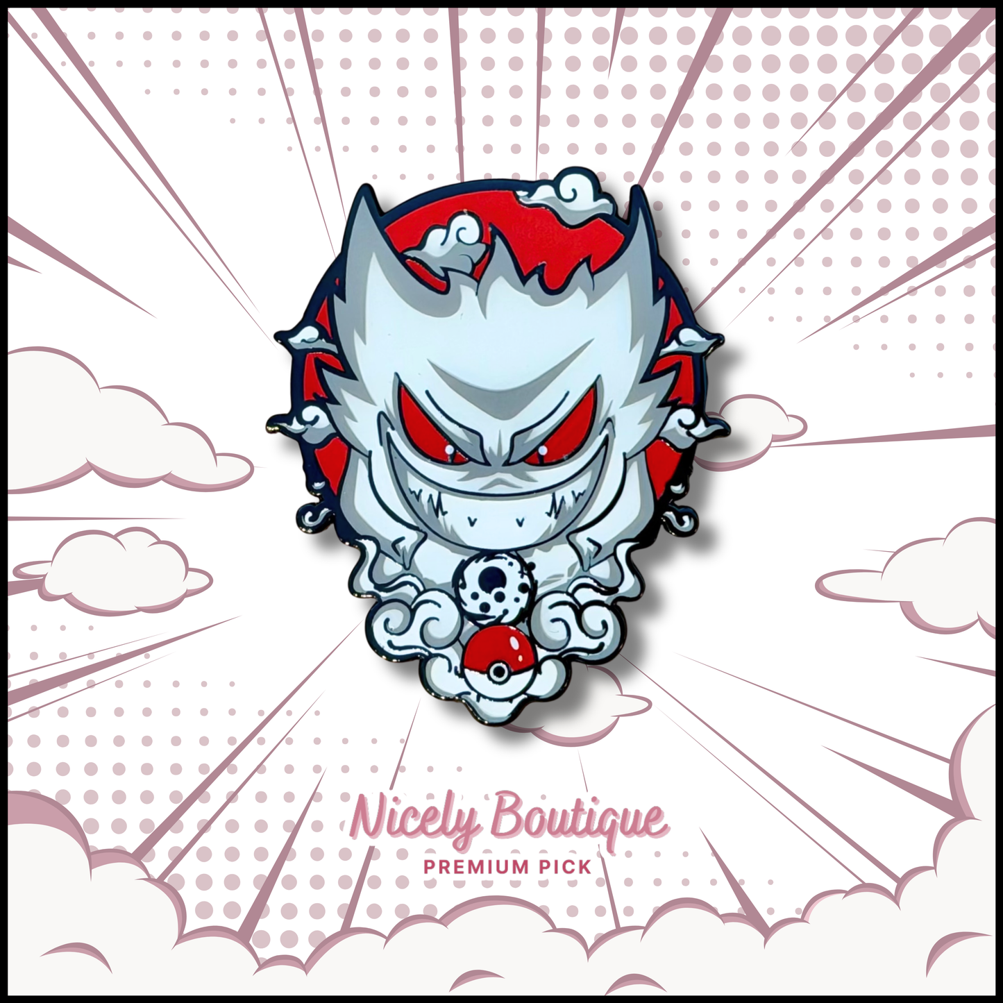 🕒 PRE-ORDERS Mischief Ghost-Inspired Character Enamel Pin