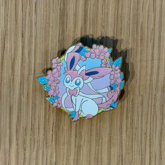 fairy element fox enamel pin anime inspired design
