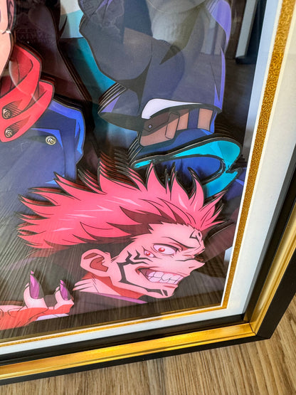 Blindfold Sorcerer —3D Handcrafted Anime Art