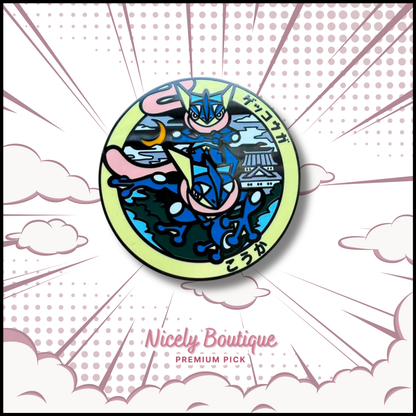 Stealth Water Ninja -Inspired Character Enamel Pin
