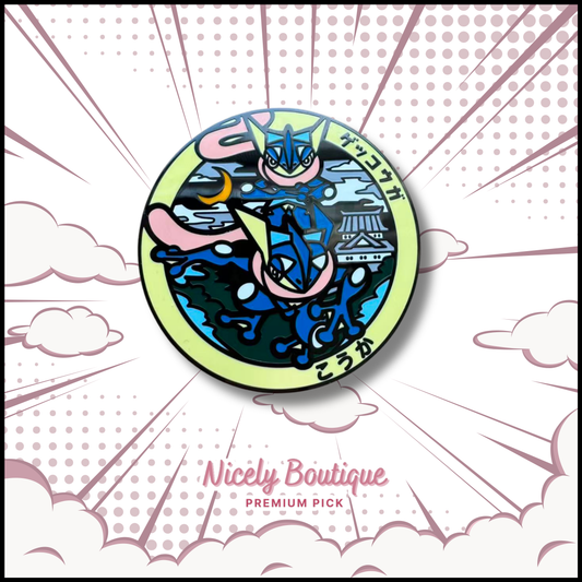 🕒 PRE-ORDERS Stealth Water Ninja -Inspired Character Enamel Pin