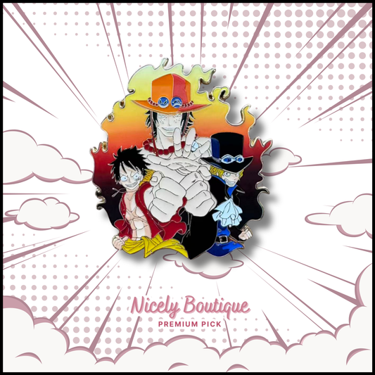 🕒  PRE-ORDERS Pirate Brothers -Inspired Character Enamel Pin