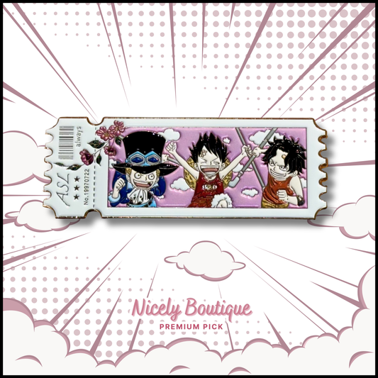 🕒  PRE-ORDERS Pirate Brothers Childhood -Inspired Character Enamel Pin