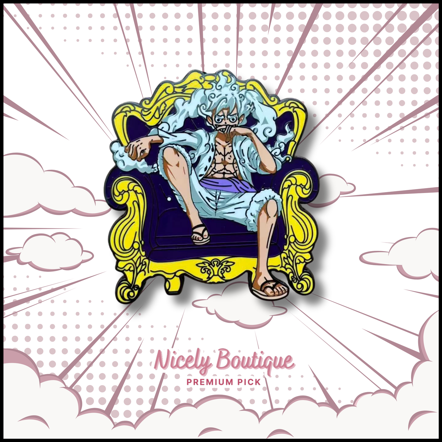 Straw-Hat Captain -Inspired Character Enamel Pin