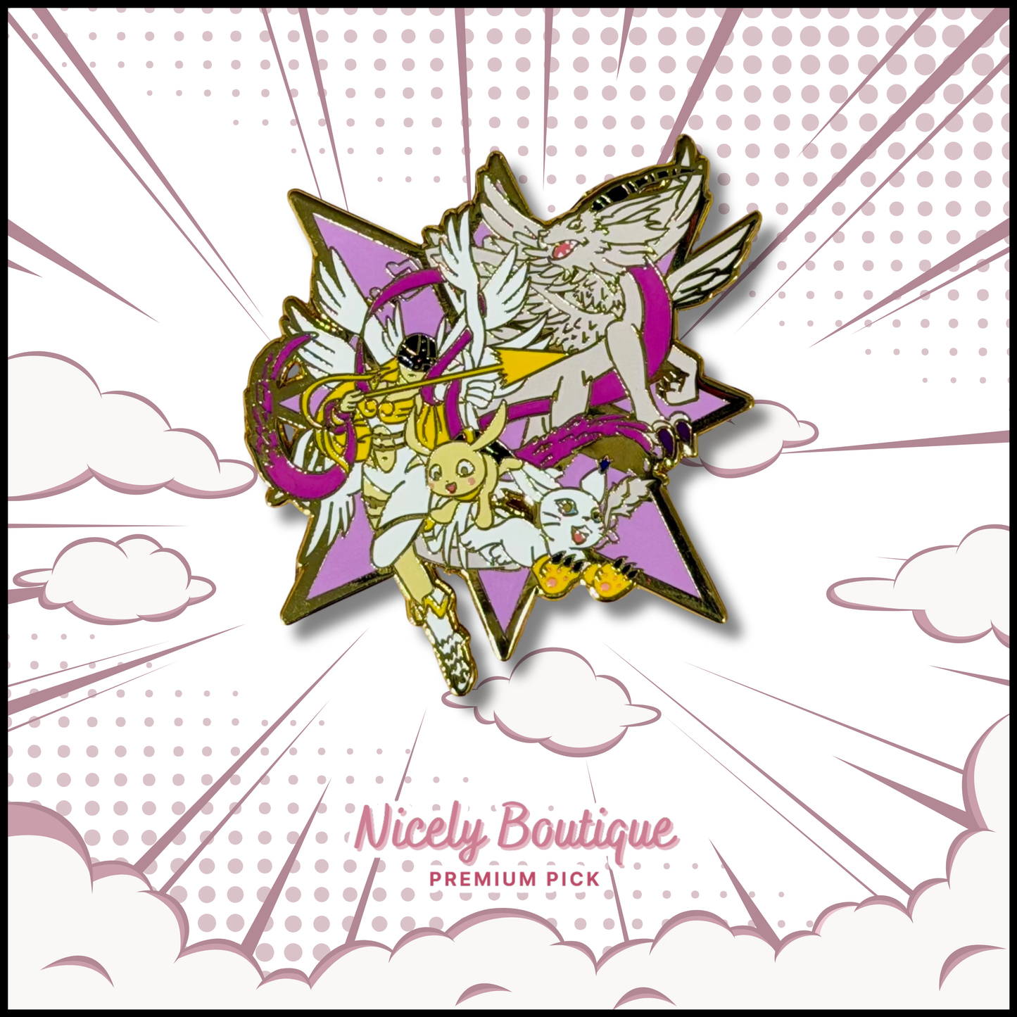 Celestial Guardian -Inspired Character Enamel Pin