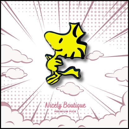 Tiny Yellow Bird -Inspired Character Enamel Pin