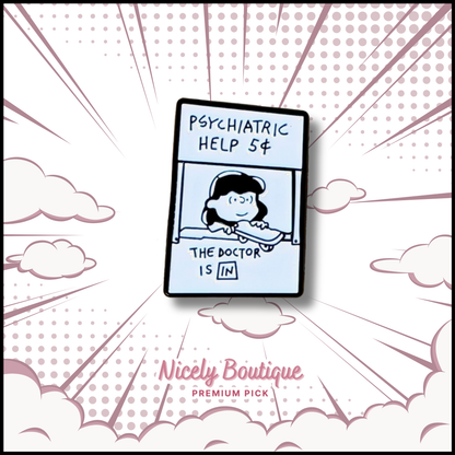 🕒 PRE-ORDERS Bossy Girl -Inspired Character Enamel Pin