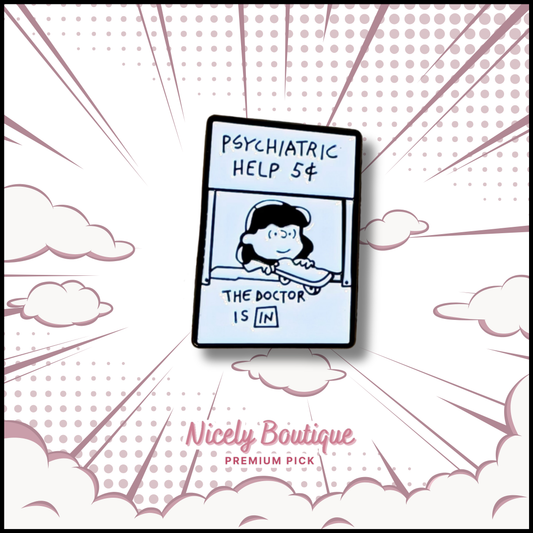 🕒 PRE-ORDERS Bossy Girl -Inspired Character Enamel Pin