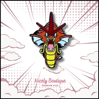 Ocean Dragon -Inspired Character Enamel Pin