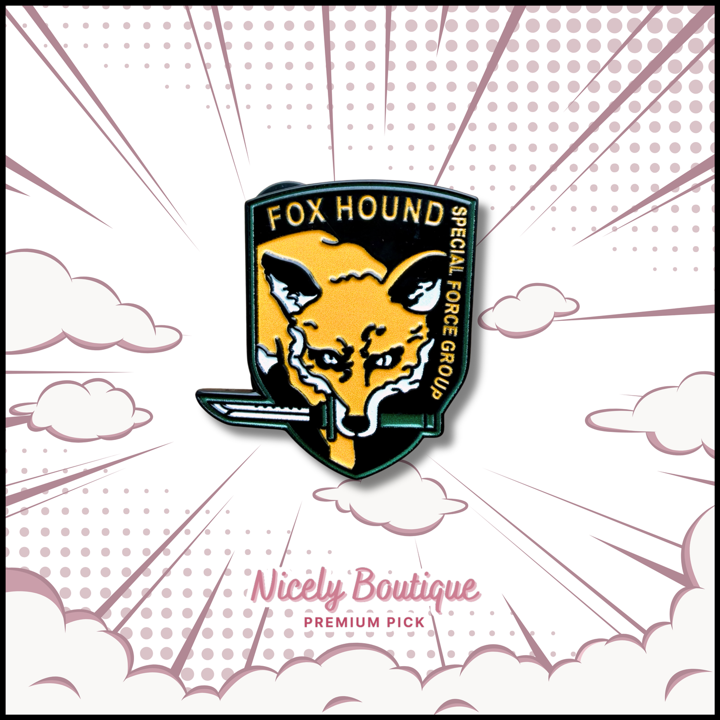Military-Style Tactical Enamel Pin