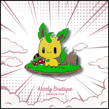 Leaf Spirit -Inspired Character Enamel Pin