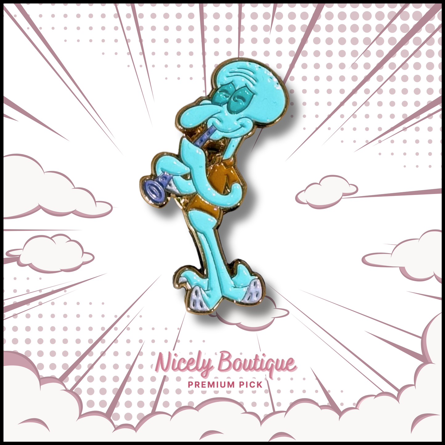🕒 PRE-ORDERS Absurd Ocean Humor -Inspired Character Enamel Pin