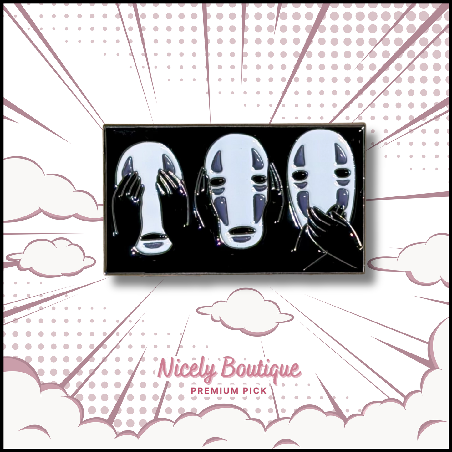 Whimsical Spirit World -Inspired Character Enamel Pin
