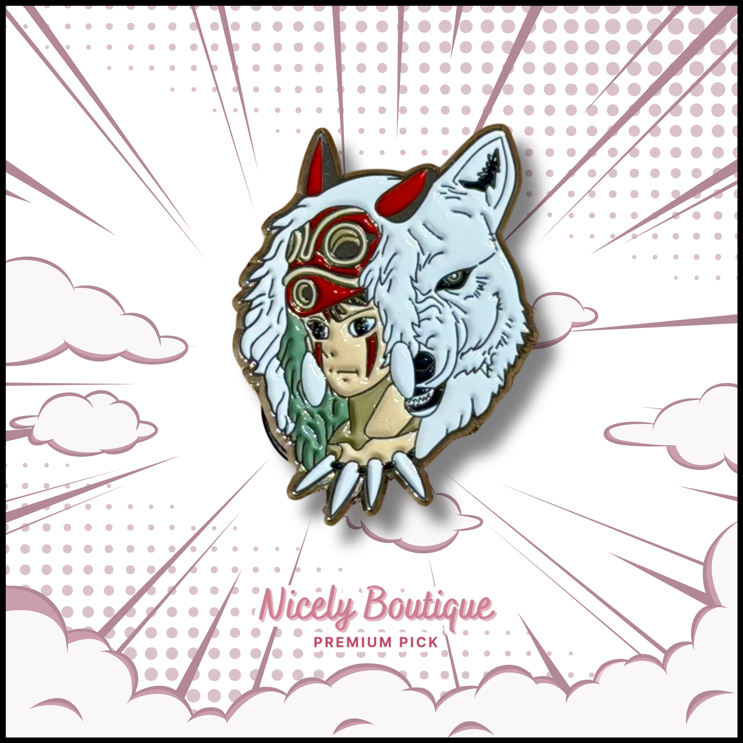 Whimsical Spirit World -Inspired Character Enamel Pin