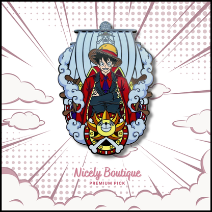 Straw-Hat Captain -Inspired Character Enamel Pin