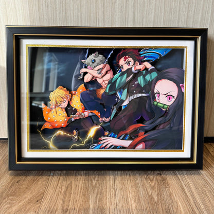Demon Slayer—3D Handcrafted Anime Art