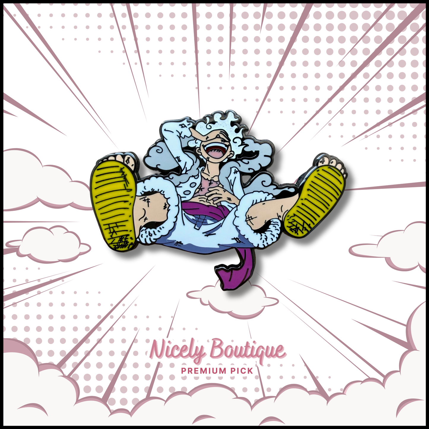Straw-Hat Captain -Inspired Character Enamel Pin