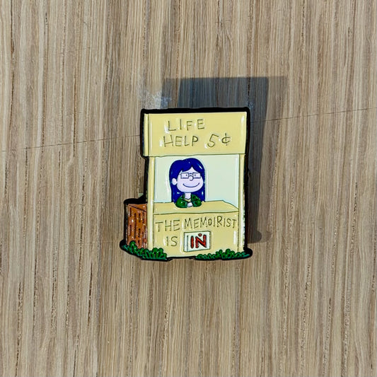 🕒 PRE-ORDERS Advice Booth Girl -Inspired Character Enamel Pin