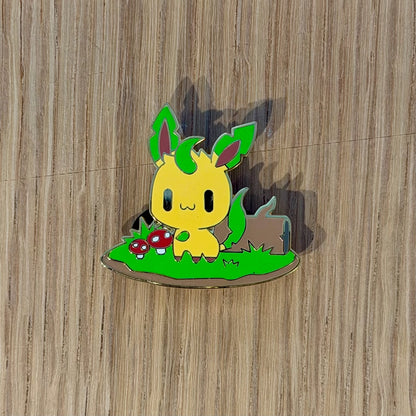 Leaf Spirit -Inspired Character Enamel Pin