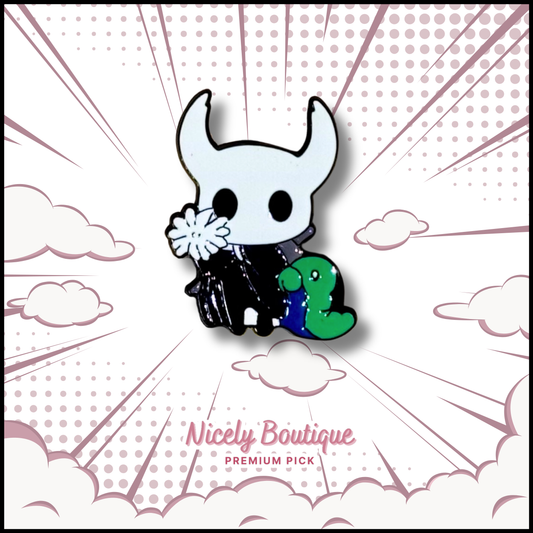 🕒  PRE-ORDERS Silent Knight -Inspired Character Enamel Pin