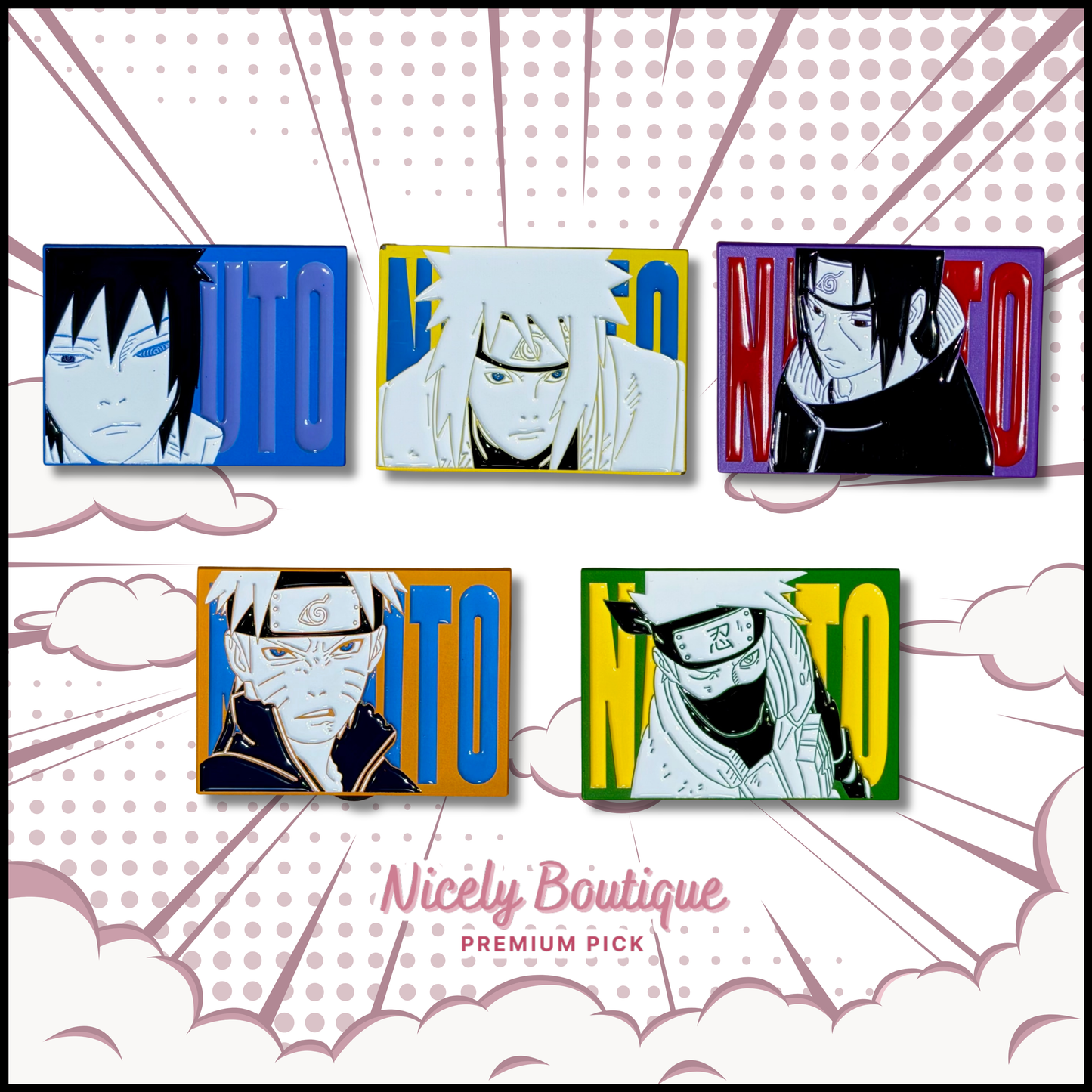 Ninja-Inspired Character Enamel Pin