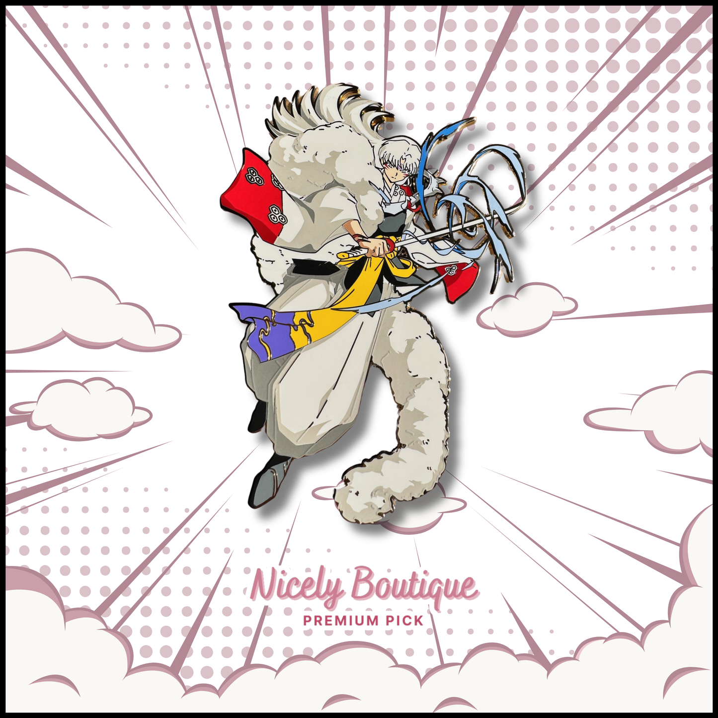 Sesshomaru -Inspired Character Enamel Pin