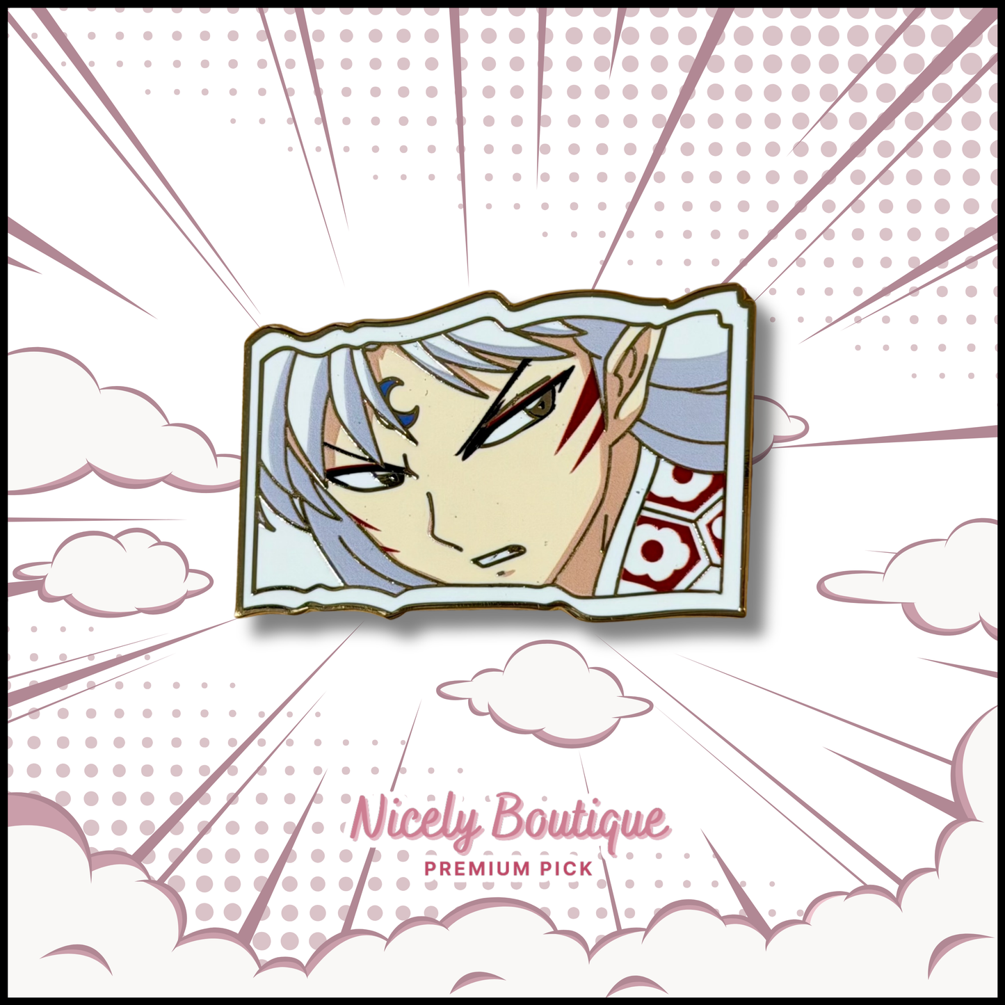 Inuyasha -Inspired Character Enamel Pin